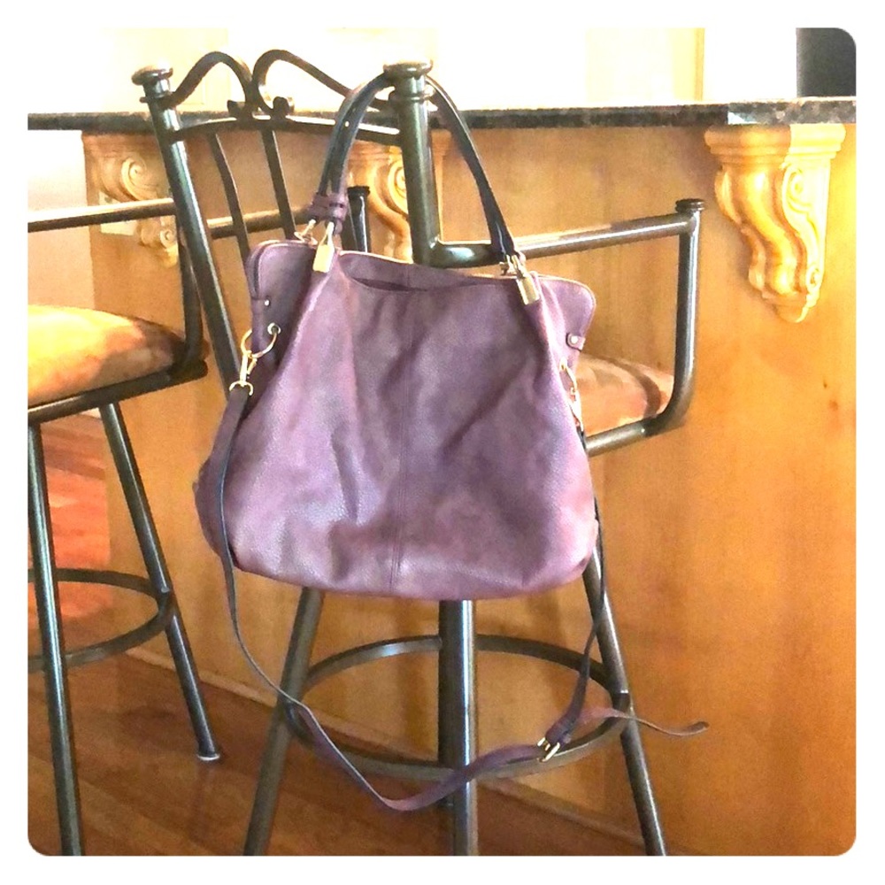 Plum colored purse